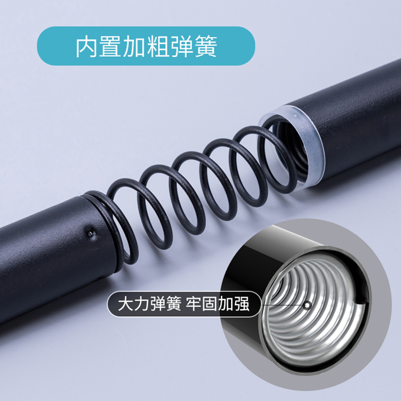 加厚加粗2cm免打孔安装伸缩杆窗帘杆不锈钢单杆卫生间飘窗浴帘杆