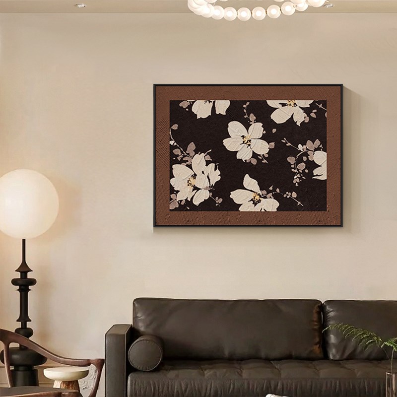 法式中古风电表箱装饰画复古电闸箱遮挡画轻奢高级感配电箱挂画图片