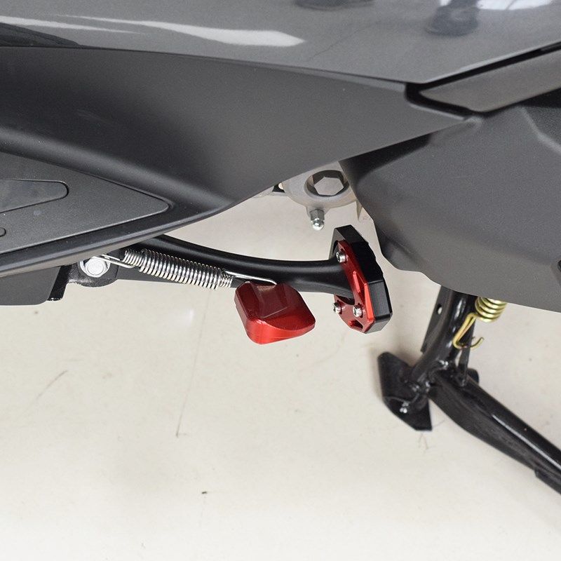 升仕D改装边撑加大底座 M侧脚架辅助支架 铝合金