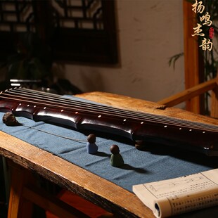 扬鸣杰韵演奏级竹节式古琴初学者老杉木古琴手工纯生漆七弦琴
