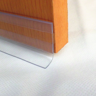 实木门底部密封条 防盗门铝合金门浴室门挡水挡防风条自粘型米