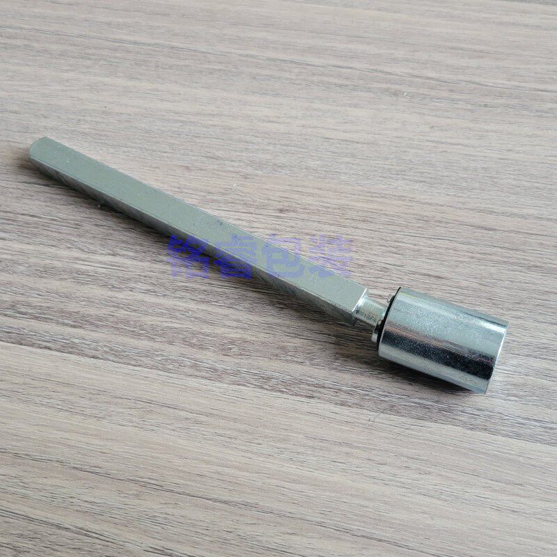 华侨捆霸F封口机输送台传动轴齿轮球形轴带方杆FRM9连接轴