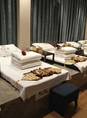 足疗按摩床炕床一体通铺足浴沙发电动洗浴中心休息大厅沙发采耳床