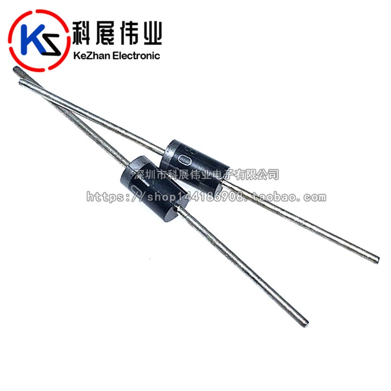 全新SR2100 直插 肖特基势垒整流二极管 100V/2A (20个)