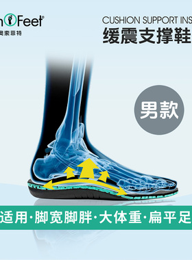 奥索菲特足弓支撑鞋垫男