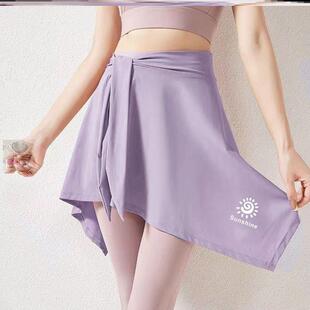 瑜珈裤遮挡裙一片式遮臀裙打底遮挡裙瑜珈裤屁帘防走光运动围裙裤