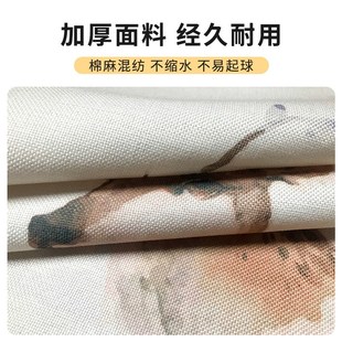 半门帘隔断帘免打孔家用卧室隐私帘I布遮挡厕所客厅卫生间挂帘