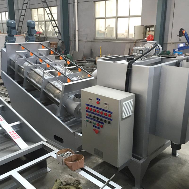 叠螺机水处理螺旋输送不锈钢固液分离一体机叠螺式污泥脱水机