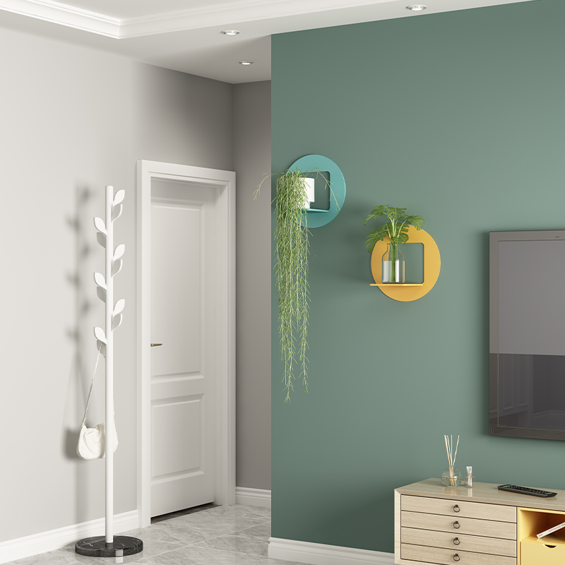 铁艺壁挂花架墙上置物架客厅卧室墙面装饰架阳台墙壁植物花盆架子