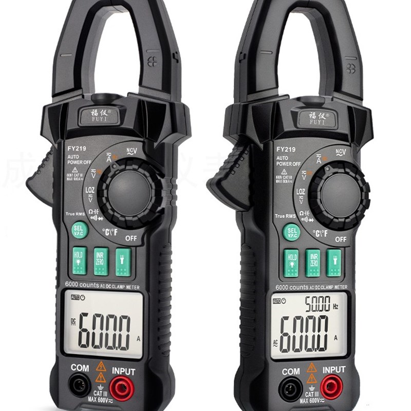 福仪FY219高精度交直流钳形万用表试电笔功能自动量程钳形电流表
