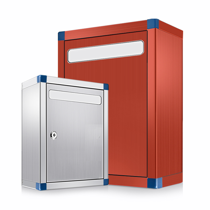 超大号信报箱票据箱壁挂式挂墙不锈钢带锁举报投诉建议选举投票箱