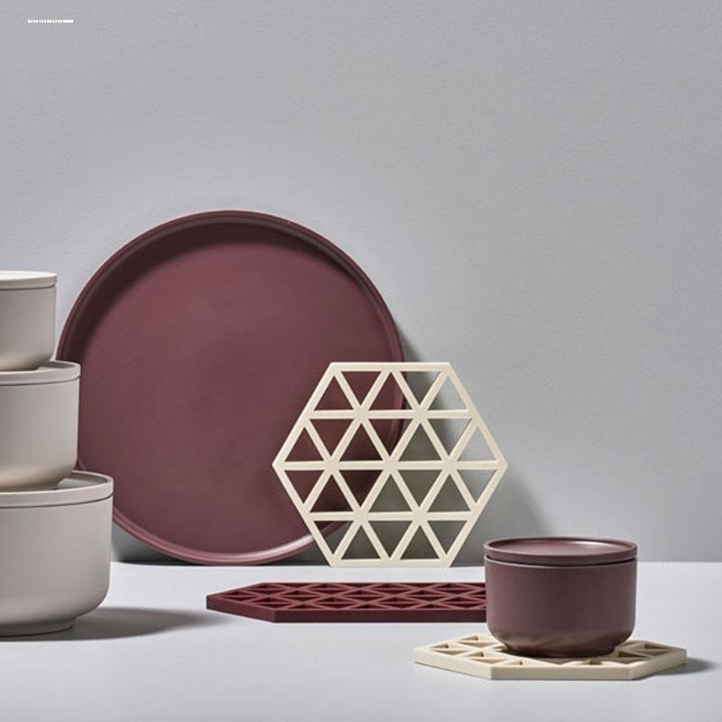 隔热锅垫家用硅胶圆形防烫餐桌垫