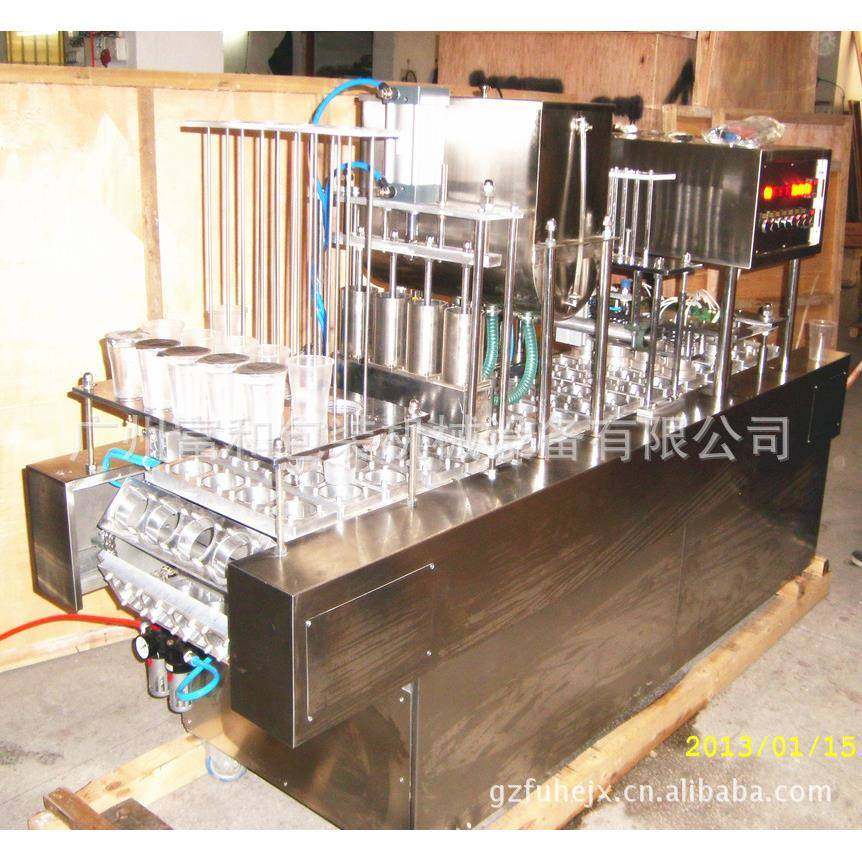 来样订做纸杯装酸奶封口机豆浆奶茶封口机咖啡胶囊自动封口机