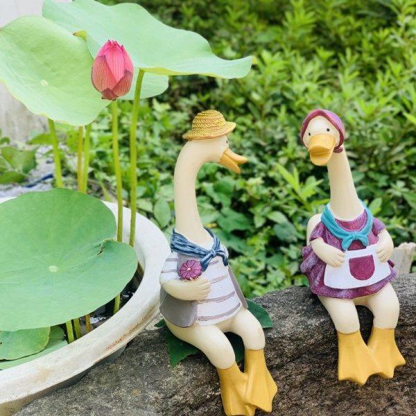 花园摆件造景庭院装饰鸭子阳台布置民宿别墅户外室外创意摆设露台,家居饰品,户外/庭院摆件,淘宝优惠券,粉丝福利购,淘宝优惠卷