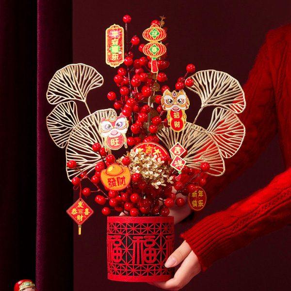 新年装饰福桶挂件春节氛围布置客厅摆件挂饰抱抱桶发财果发财树,家居饰品,福桶,淘宝优惠券,粉丝福利购,淘宝优惠卷