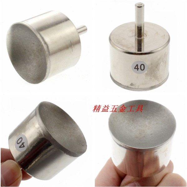 细砂外径16-50金刚石窝珠器磨头电动修圆器琥珀蜜蜡玉石珠子磨圆