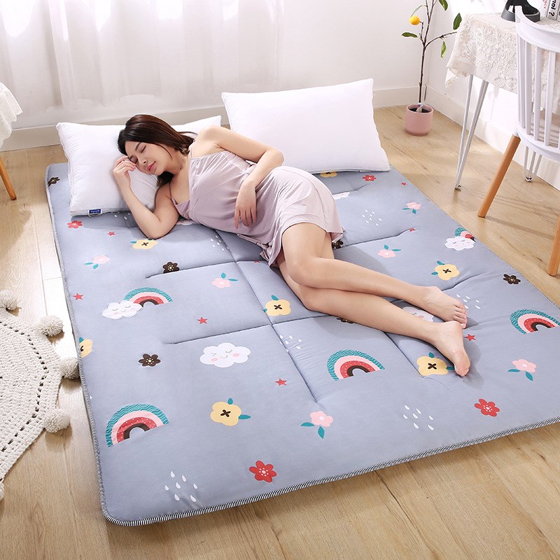 床垫直接铺e地上地铺睡垫可折叠家用打地铺神器午睡铺地面的垫子