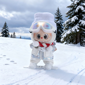 滑雪服装 备单板双板镭射护目镜套衣服装 拉布布labubu娃衣一代三代