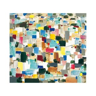 SEREN ART《都市之恋》吴冠中抽象式858片装饰框高级艺术油画拼图