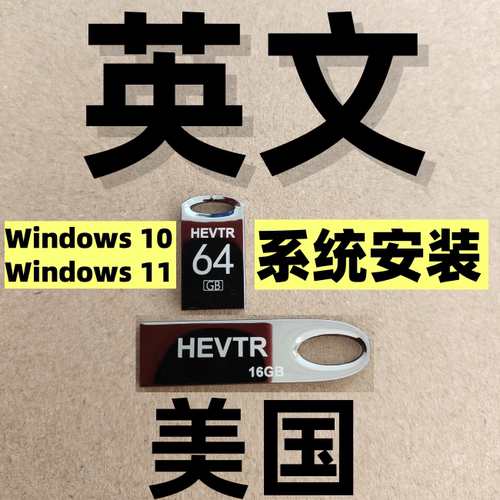 纯净原版 英语 美版英文 windows 10 win 11 w10 w11 系统安装u盘