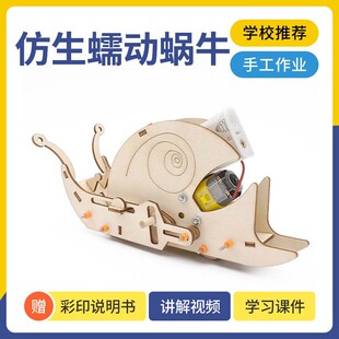 电动仿生机械科技小制作小发明机构研学团建手工材料创意奖品礼品
