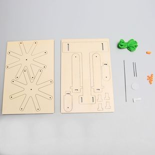 研学手工课自制古代手摇纺线机模型材料包团建暖场活动制作半成品