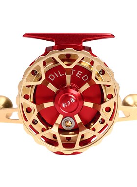 钓力德RC83海筏轮筏钓轮防海水带卸力全金属高速比桥伐轮复位