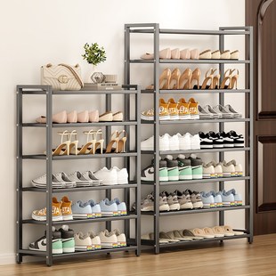 碳钢铁艺加厚鞋架小窄门口多层家用结实耐用玄关入户门后简易鞋柜