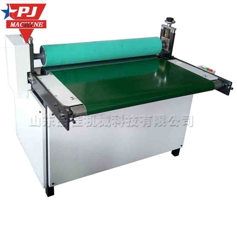 小型单棍式滚筒压平机 纸张海绵板压平贴合设备 厚纸板弯曲整平机