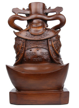 招财聚宝盆文财神爷摆件 客厅装饰柜台门厅佛像店铺公司开业礼品