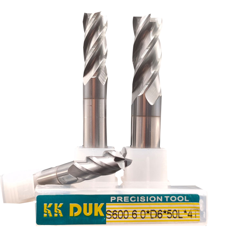 超硬60度2刃 4刃合金钨钢铣刀涂层平底铣刀1 1J.5 2 2.5 3 4-20