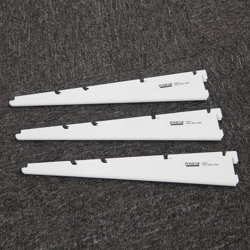 铂耐U型承重支架定制衣帽间墙轨专用C托架金属可调节支撑架  支