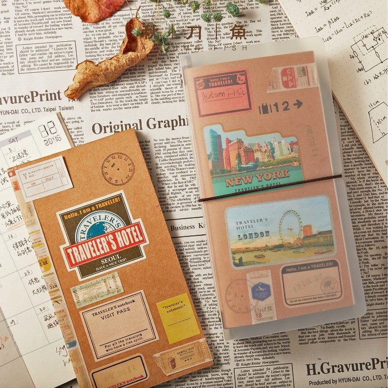 秋刀鱼手帐配件 手帐外壳 旅行者TN标准版替芯记事活页本子收纳册