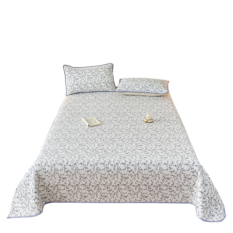 夏季水洗棉床盖单件a类母婴级四季通用榻榻米防滑夹棉床单三件套3