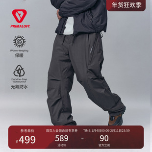 瞬时山野Monterest山系户外复古金标P棉棉裤工装保暖防泼水休闲裤