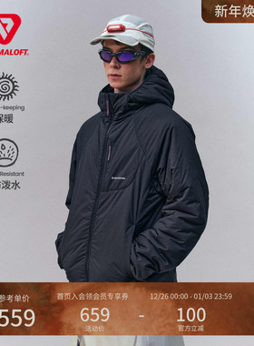 瞬时山野Monterest山系户外金标P棉连帽棉服防泼水保暖棉衣外套男