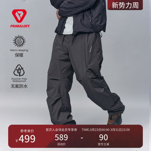 保暖防泼水休闲裤 瞬时山野Monterest山系户外复古金标P棉棉裤 工装