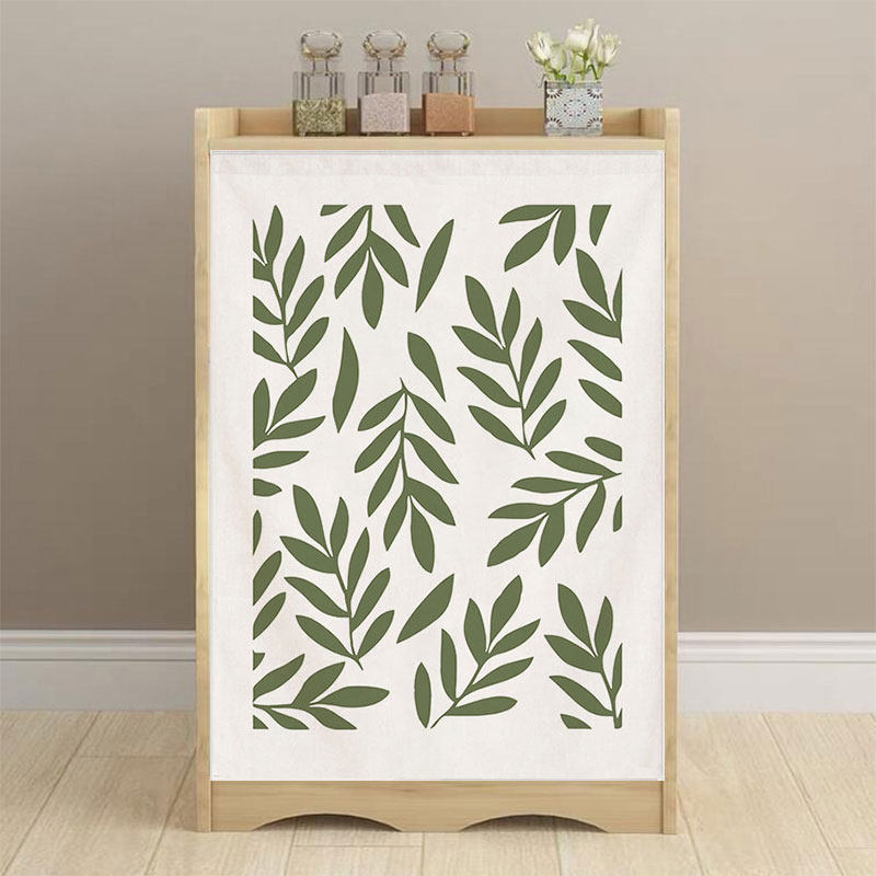 小清新柜子遮挡h帘衣柜帘子遮挡布帘门帘隔断帘定制自粘魔术贴轨