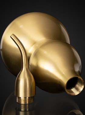 纯铜葫芦摆件开盖空心八r卦铜葫芦大号招财挂件家居客厅车载装饰