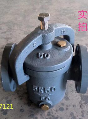 船用铸铁海水滤器日标筒形吸入粗水滤器K510K蓝式海水滤器F7121