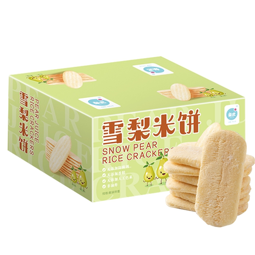 雪梨米饼宝宝零食磨牙饼干