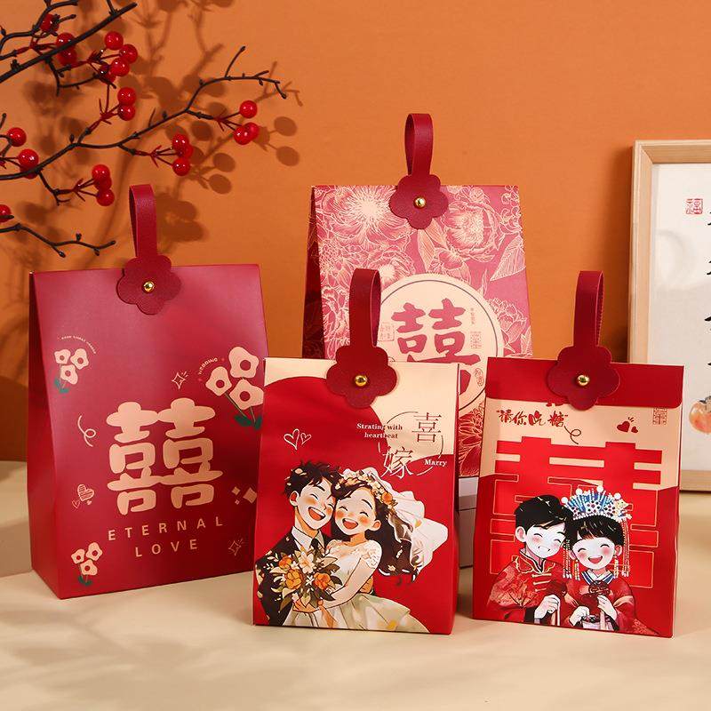 2026年喜糖盒子结婚专用批の发新款结婚订婚不费手高级感中式婚礼