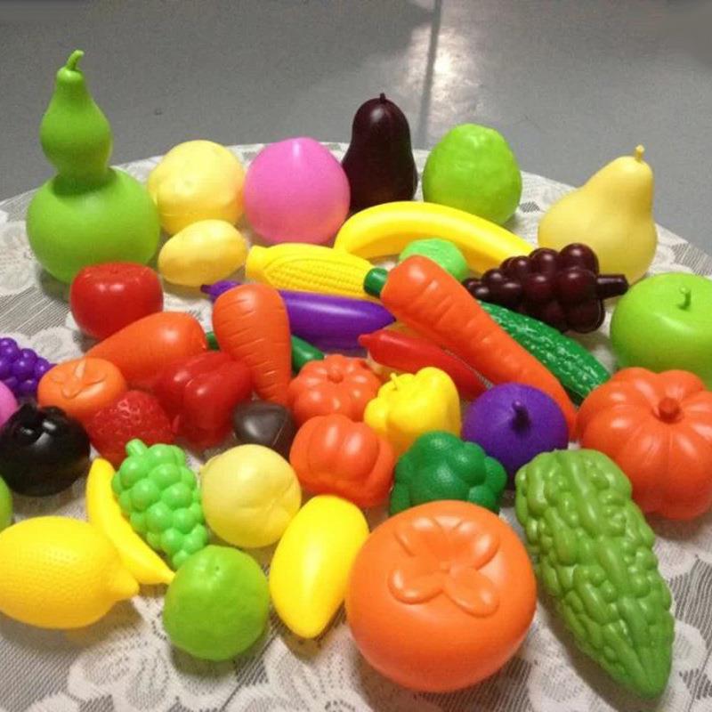 2岁女宝宝玩具3岁女孩散装仿真立体益智玩具儿童过家家戏水切水果