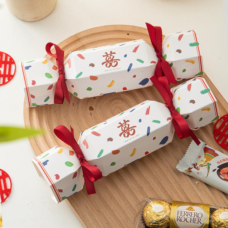 2025年喜糖盒子结婚专用批の发新款糖果盒网红结婚糖盒创意ins风