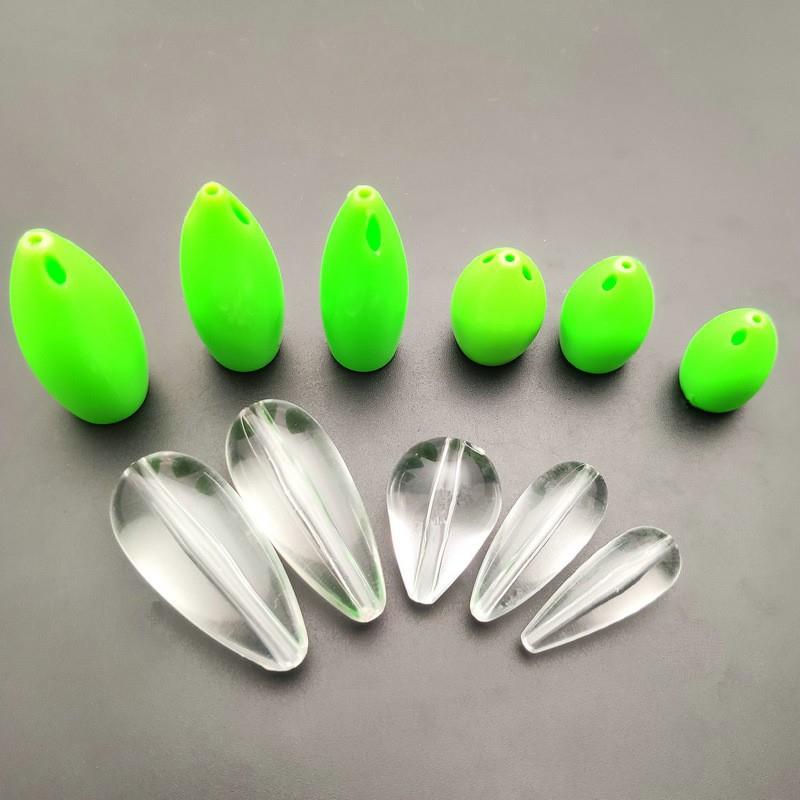 路亚助投器远投浮水器沉水缓沉飞蝇钩亮片路亚饵助抛器别针不带