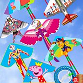 风专用高档潍坊大型 卡通儿童风筝新手新款 飞2022款 年微初学者易式