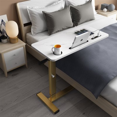 床边桌实木小桌子卧室学习书桌折叠升降懒人笔记本电脑桌