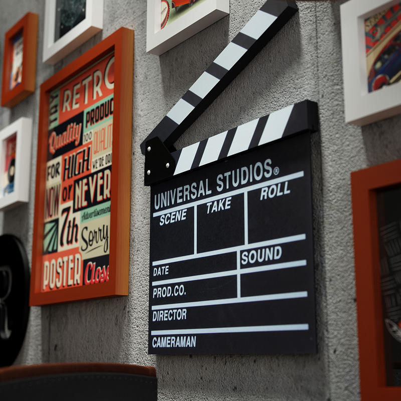 复古工业风照片墙家居客厅酒吧墙面装饰挂画挂件创意个性壁饰