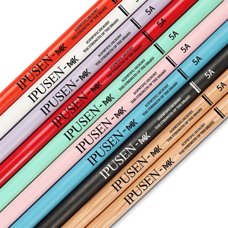 n架子鼓鼓棒耐打掉漆爵士鼓鼓槌儿童练习胡桃木