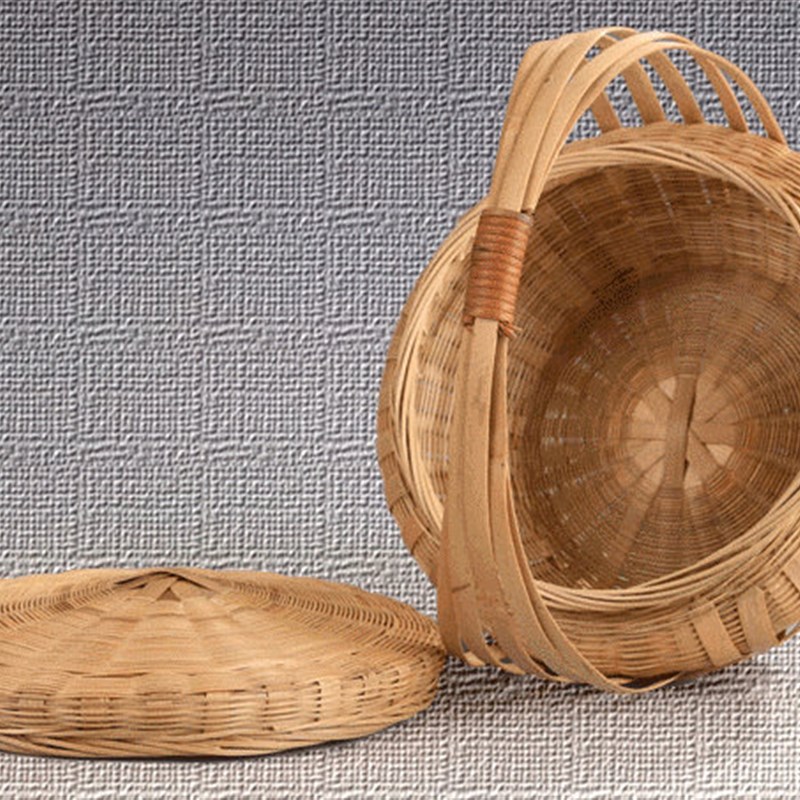 竹制品 工艺品 竹编篮子 家用纯手工农家 竹子竹筐 馒头筐子馍筐
